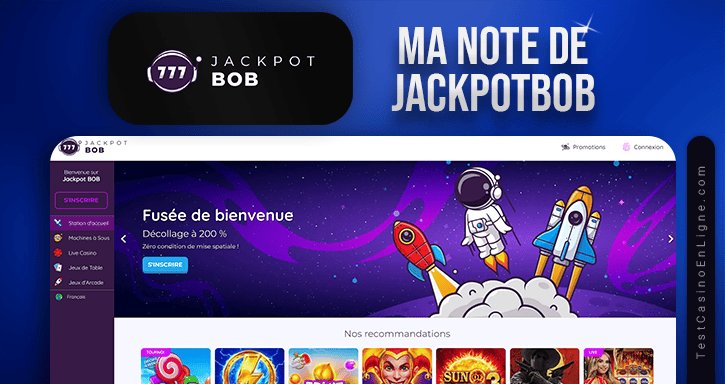 En savoir plus sur jackpot bob france